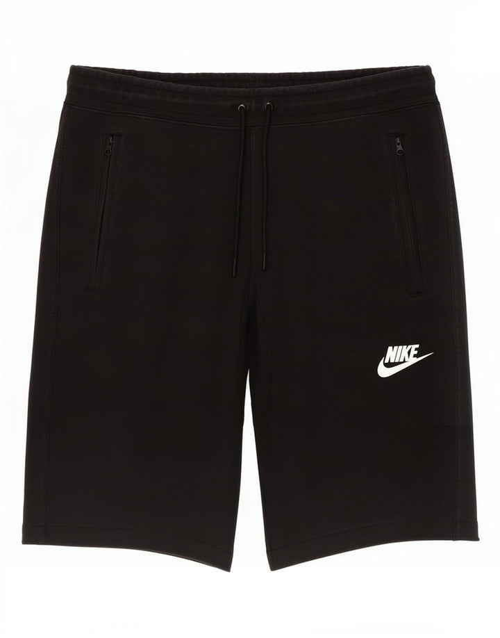 Pantaloncini sportivi Nike da uomo, cotone medio nero