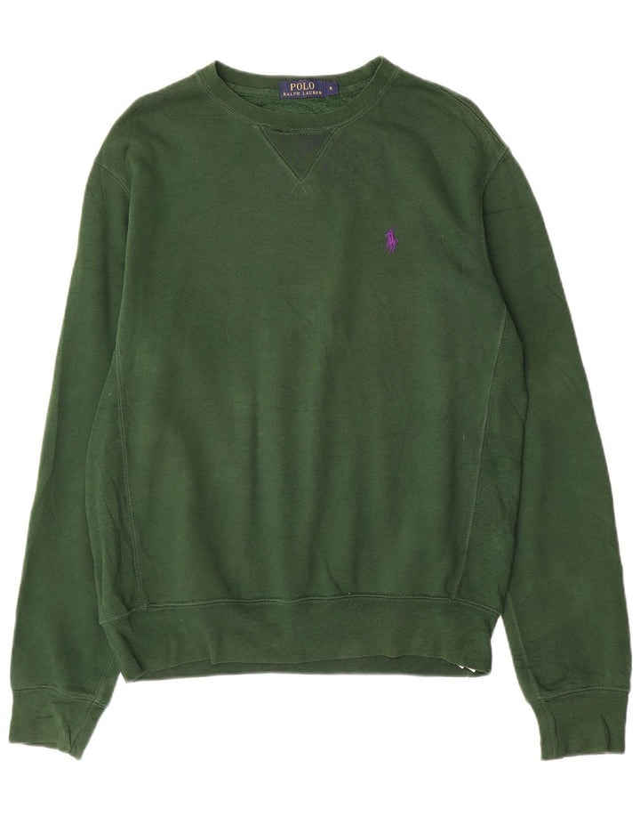 Polo Ralph Lauren Felpa da uomo Maglione piccolo in cotone verde