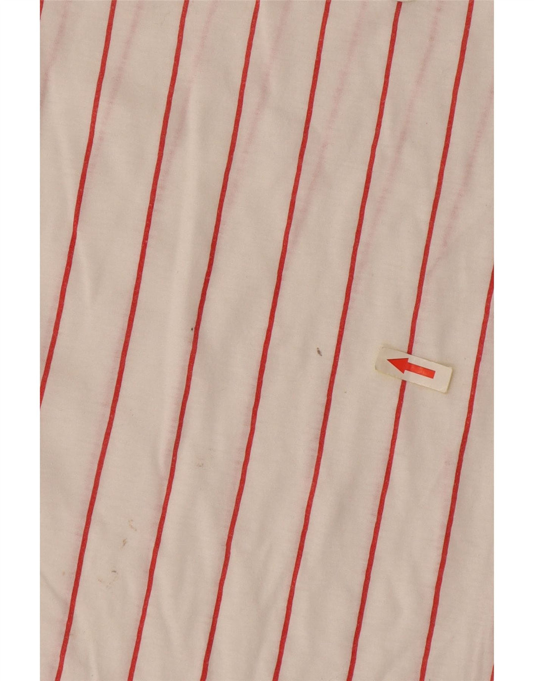 T-shirt vintage da donna Top UK 12 a righe bianche medie