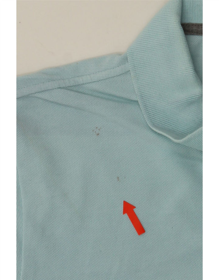 EDDIE BAUER Mens Polo Shirt Medium Blue Cotton Vintage Eddie Bauer and Second-Hand Eddie Bauer from Messina Hembry 