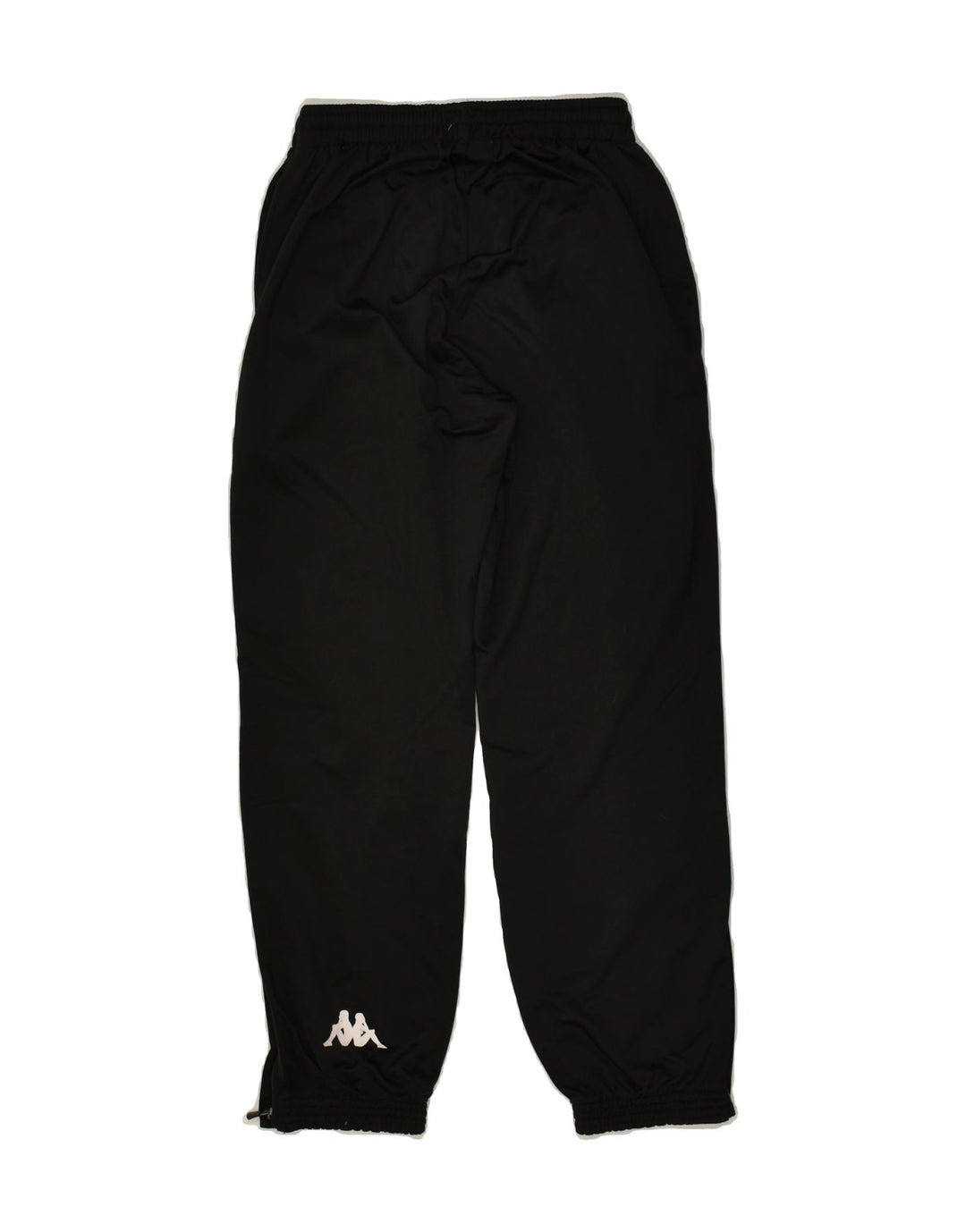 KAPPA Boys Graphic Tracksuit Trousers Joggers 9-10 Years Black Polyester | Vintage Kappa | Thrift | Second-Hand Kappa | Used Clothing | Messina Hembry 