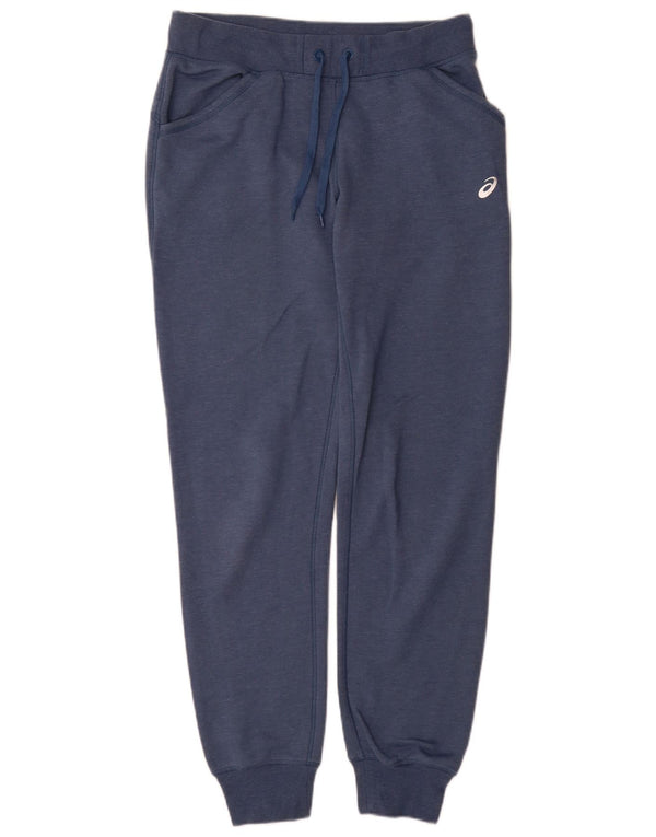 Pantaloni da tuta da donna Asics Joggers UK 16 Large Blu Cotone