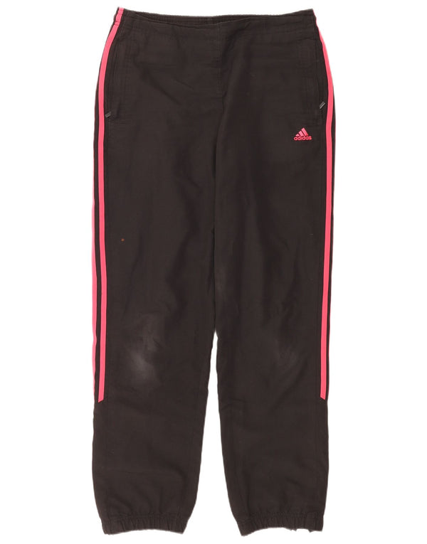 Pantaloni da tuta da donna Adidas Joggers UK 12 Medium Nero Poliestere