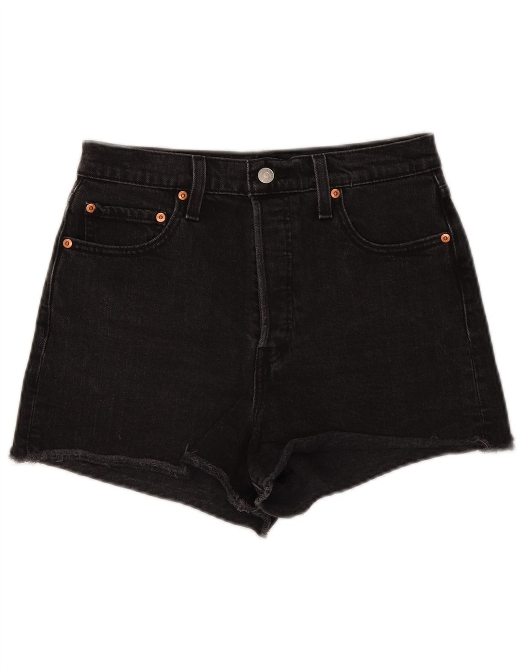Pantaloncini di jeans da donna Levi's W29 cotone nero medio
