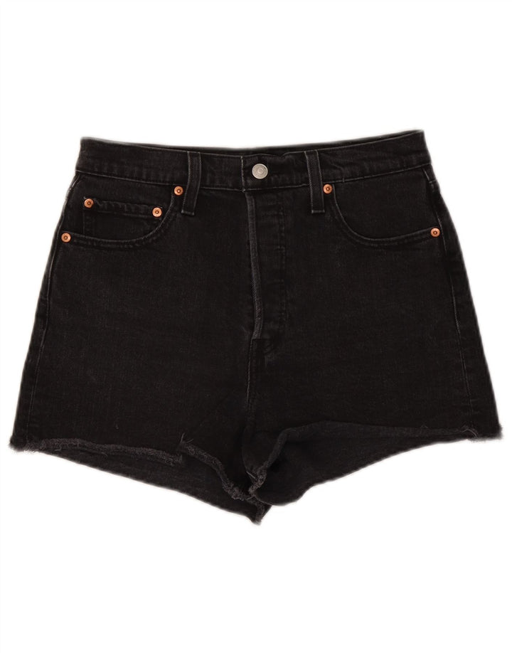 Pantaloncini di jeans da donna Levi's W29 cotone nero medio