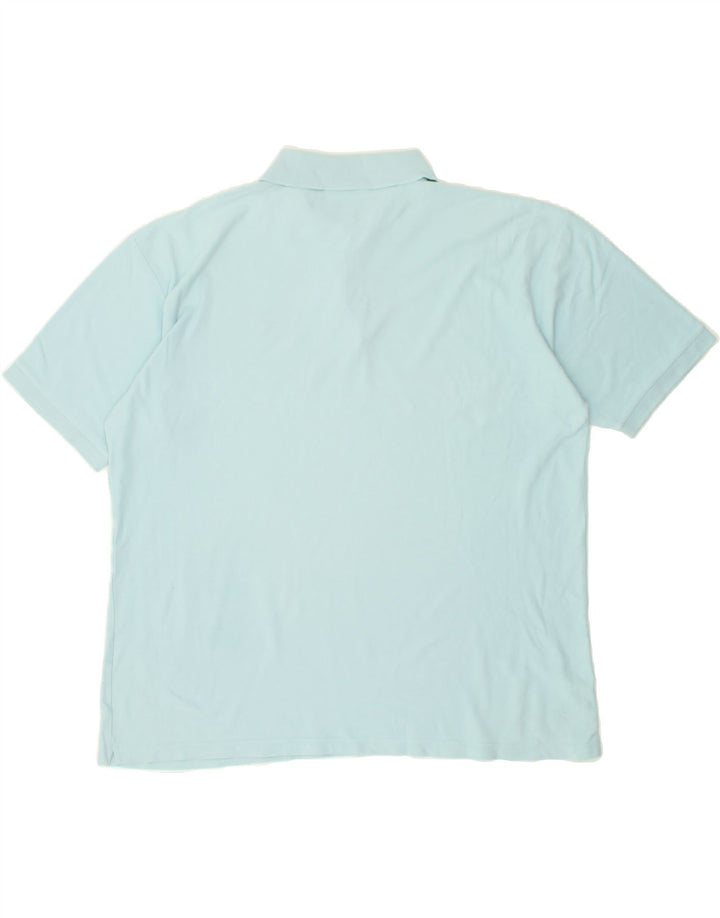DIADORA Mens Polo Shirt IT 56 XL Blue Cotton | Vintage Diadora | Thrift | Second-Hand Diadora | Used Clothing | Messina Hembry 