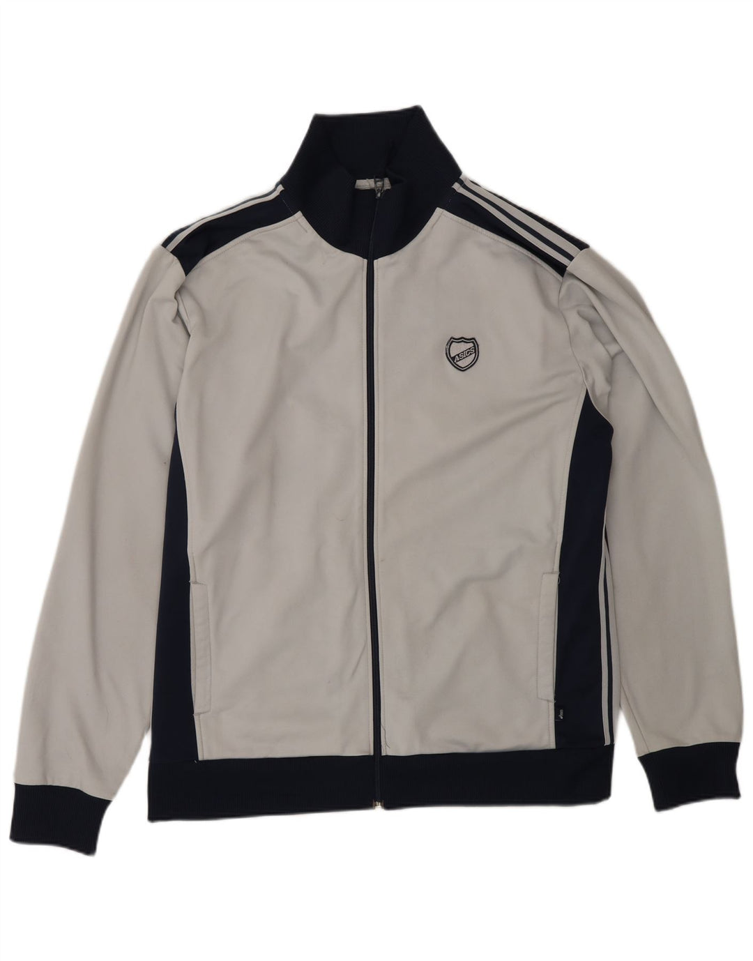 Giacca da ginnastica da uomo Asics, giacca grande, colore grigio