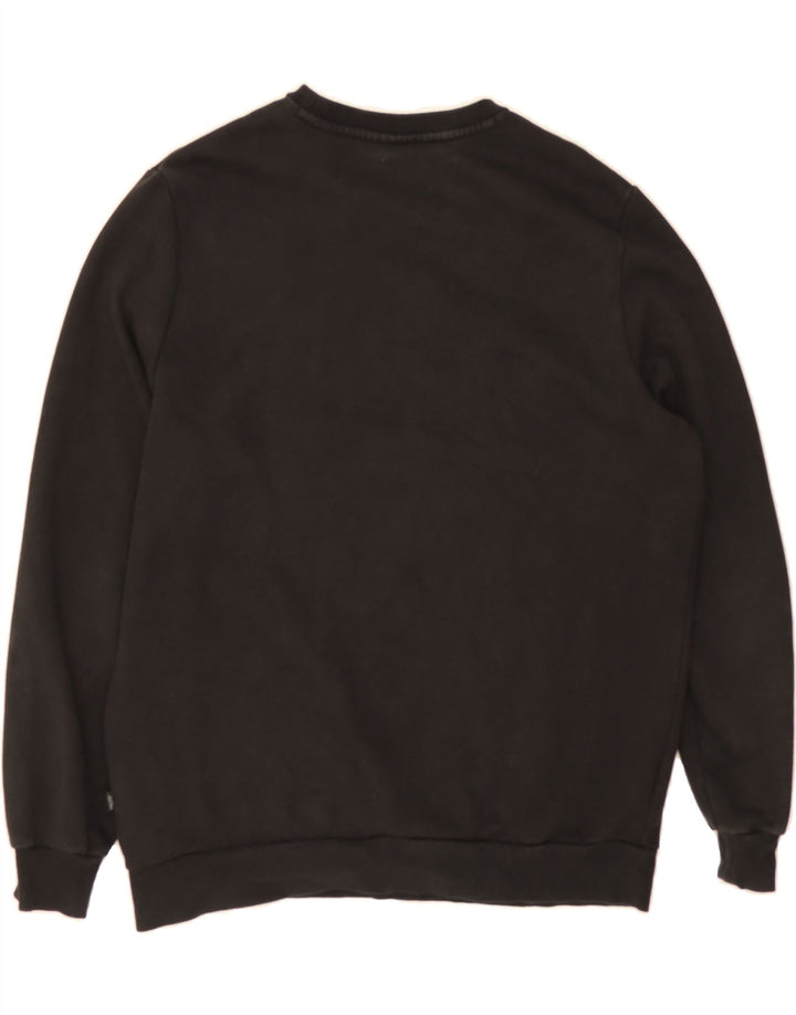 PUMA Mens Sweatshirt Jumper Large Black Cotton Vintage Puma and Second-Hand Puma from Messina Hembry 