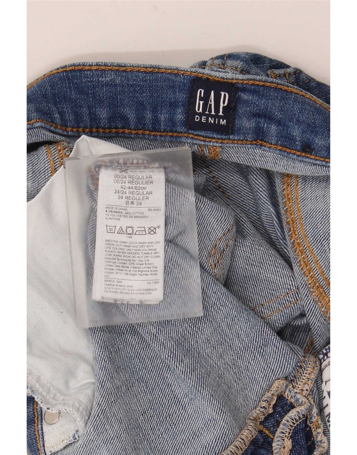 Jeans slim invecchiati da uomo Gap W24 L27 cotone blu