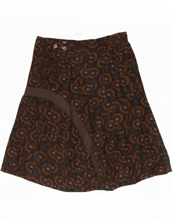 Diesel Gonna a portafoglio da donna piccola W27 Rayon floreale marrone