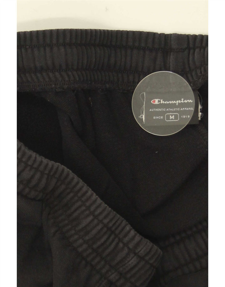 Pantaloni da tuta da uomo Champion in cotone color block medio nero