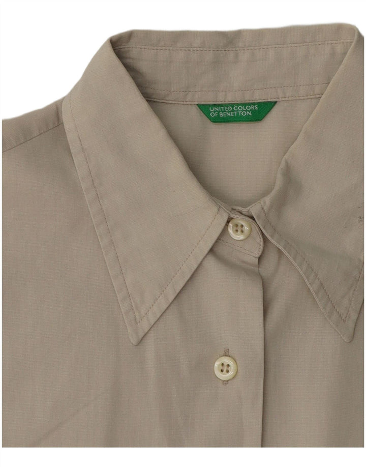 Camicia da donna BENETTON UK 14 Grigio medio