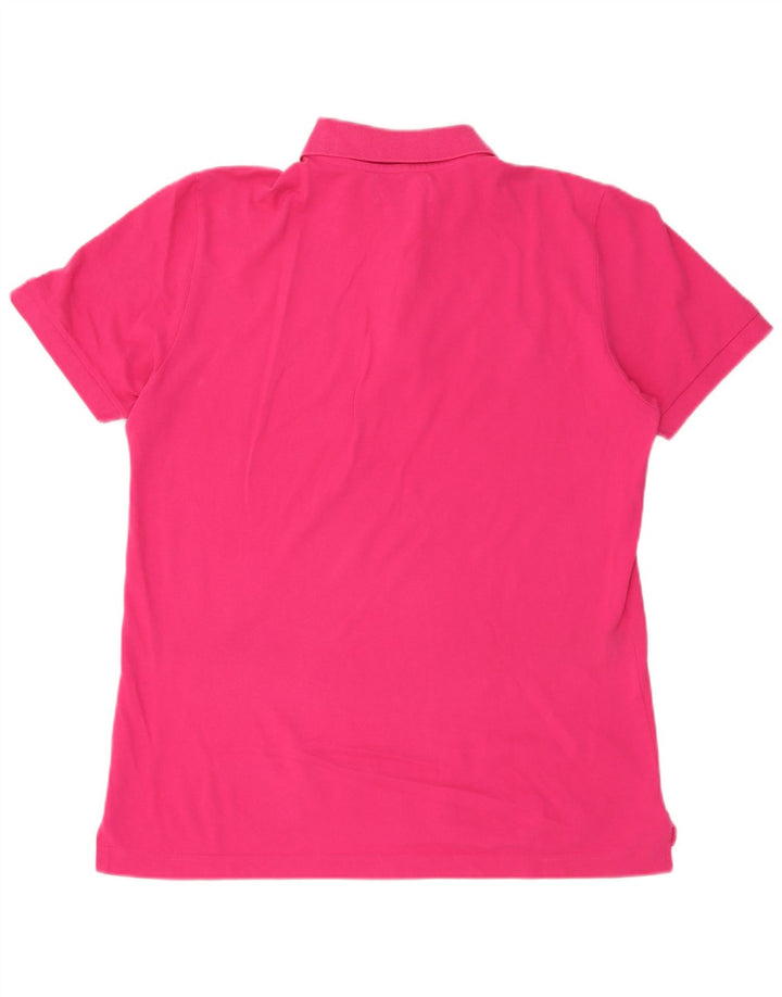 Polo Kappa Uomo Large Rosa In Cotone