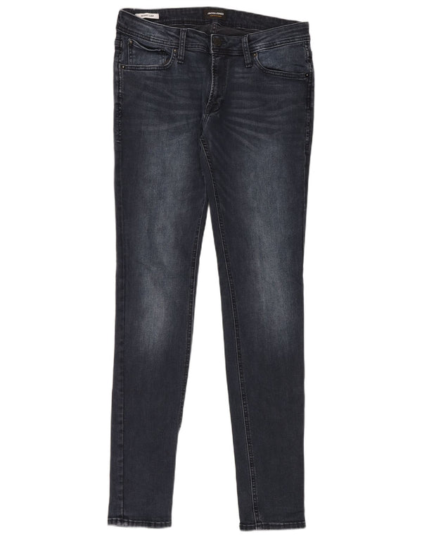 Jeans skinny Liam da uomo Jack & Jones W33 L34 cotone blu navy