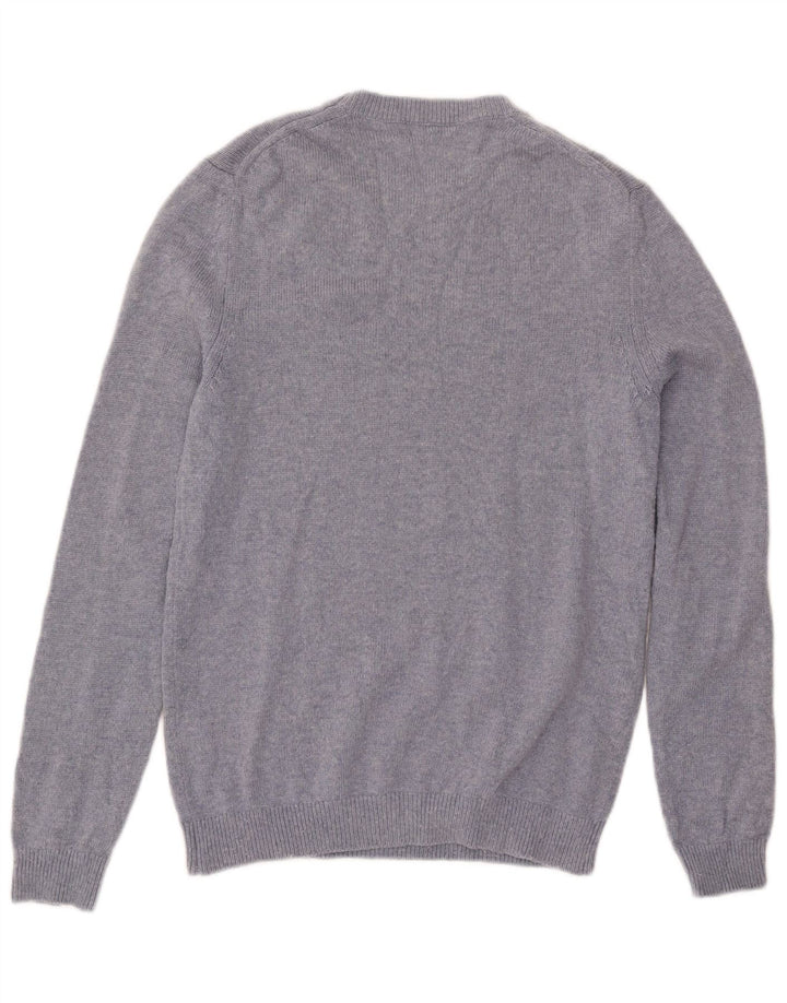 Maglione maglione girocollo da uomo Reiss piccolo in lana blu