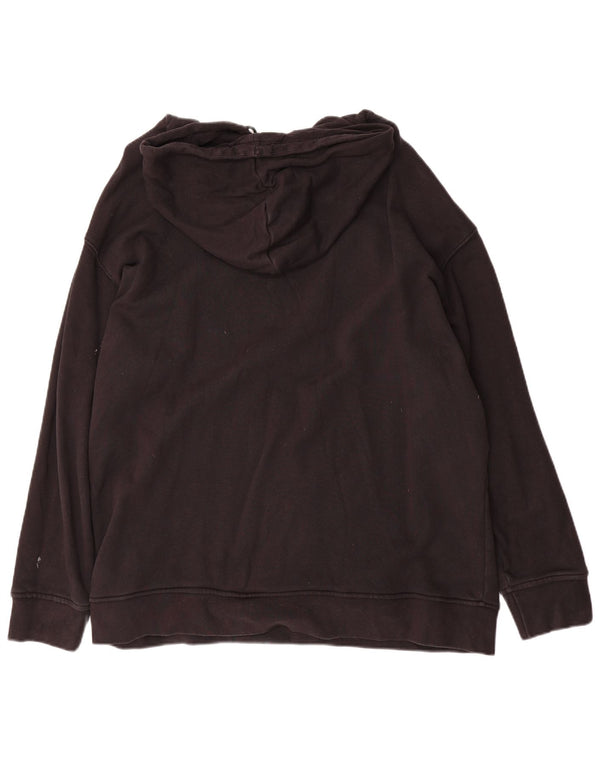 Felpa con cappuccio grafica da uomo Adidas 2XL cotone nero