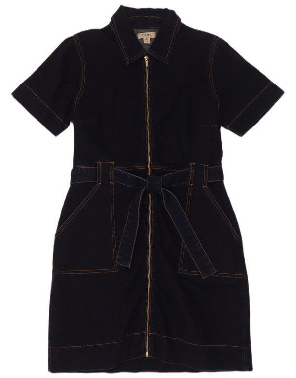 Abito in denim da donna Oasis UK 12 Cotone medio blu navy