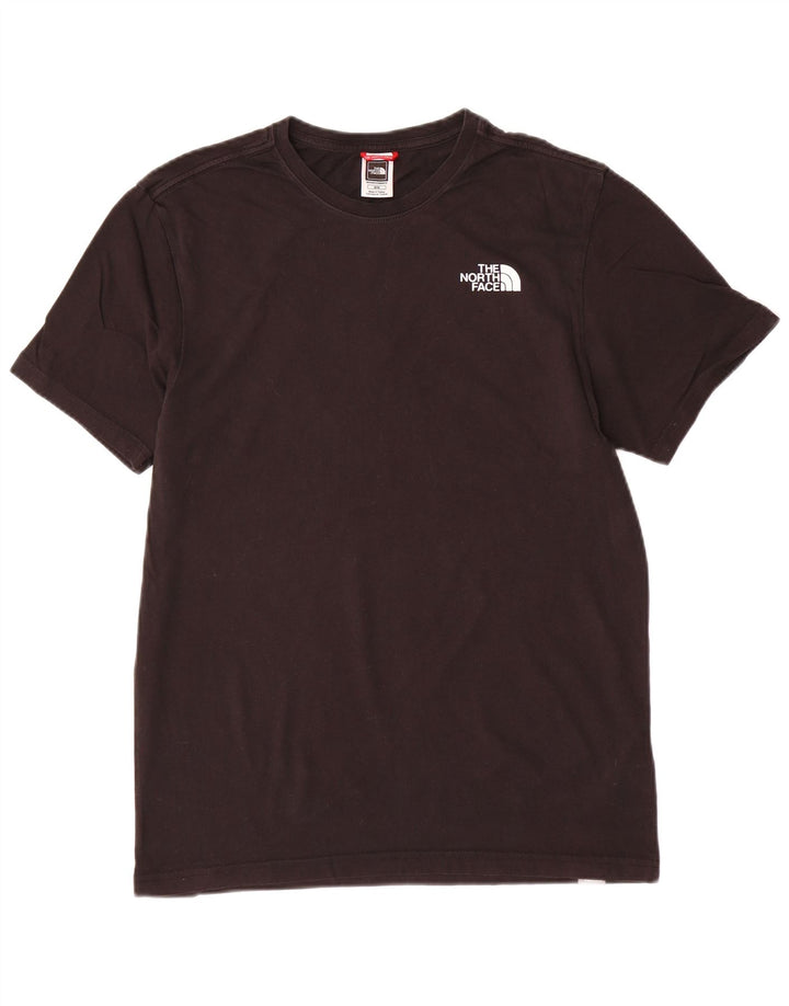 THE NORTH FACE T-shirt grafica da uomo Top in cotone nero medio