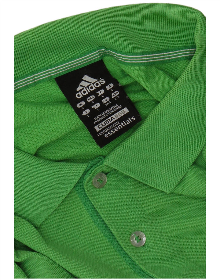 Polo ADIDAS Clima 365 da uomo grande verde
