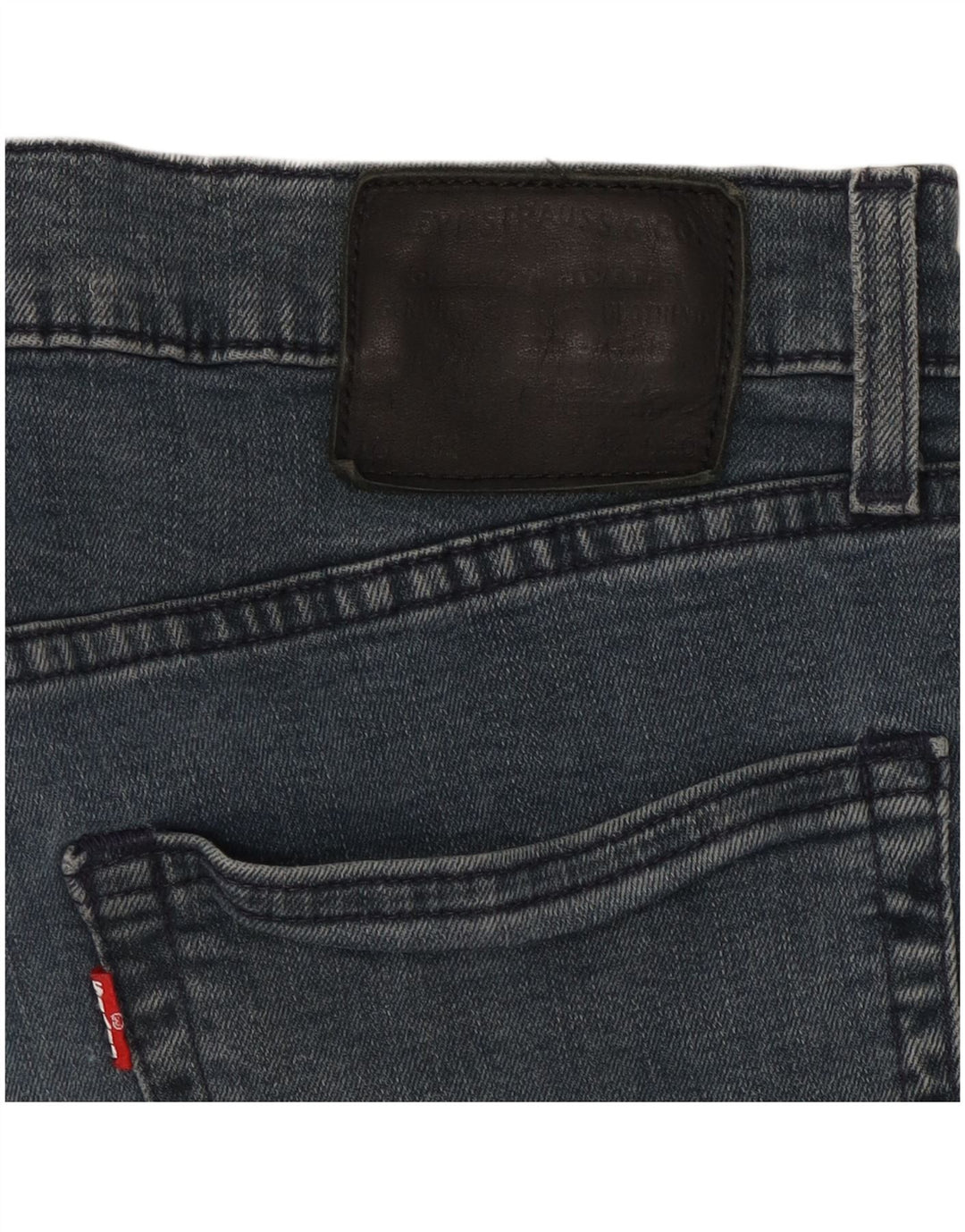 Levi's Uomo 502 Jeans affusolati W32 L30 Blu Navy