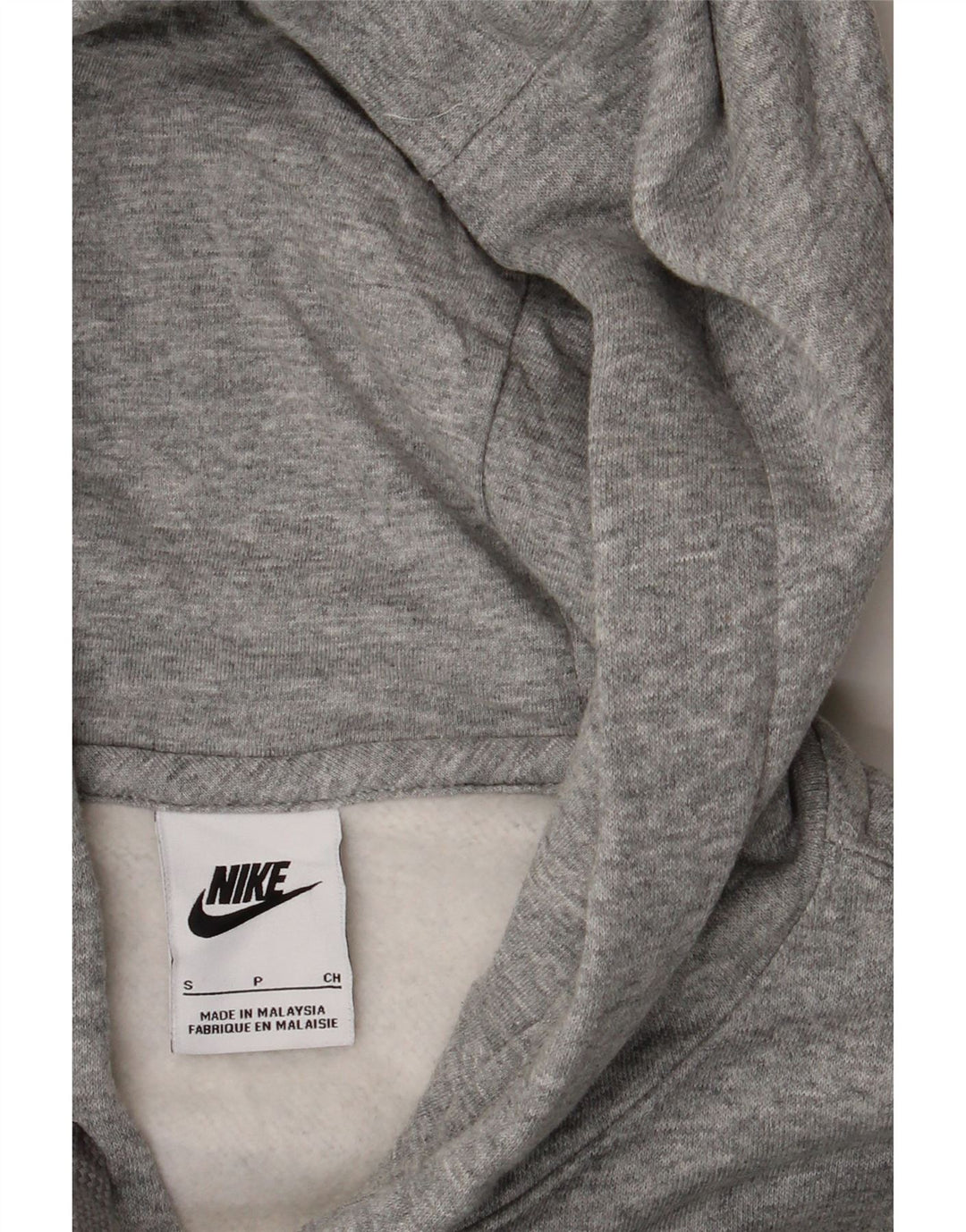 NIKE Mens Graphic Hoodie Jumper Small Grey Cotton Vintage Nike and Second-Hand Nike from Messina Hembry 