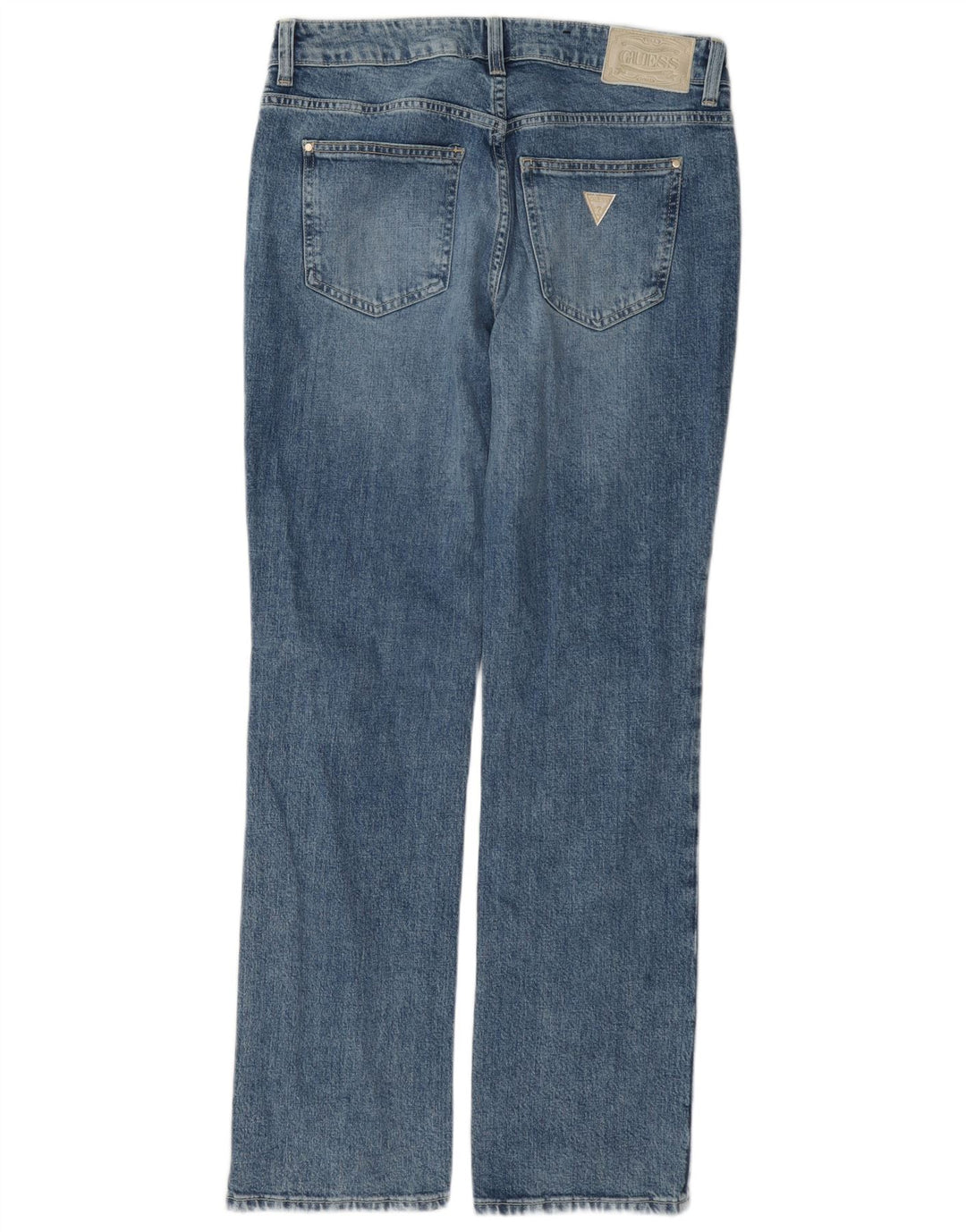 Jeans dritti da donna Guess W29 L31 cotone blu