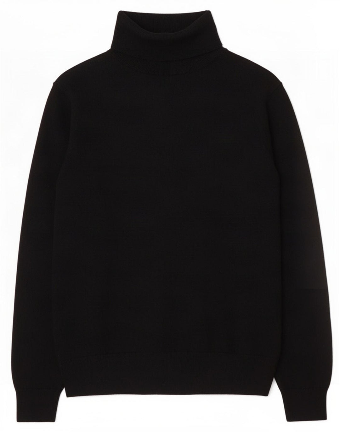 Maglione maglione a collo alto autografo da donna Marks & Spencer UK 16 grande nero