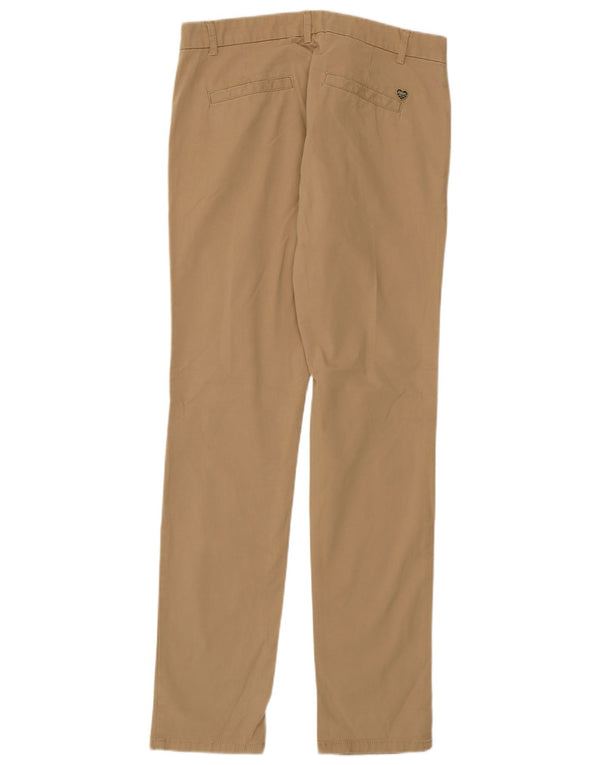 Pantaloni chino slim da donna Tommy Hilfiger W33 L31 cotone beige
