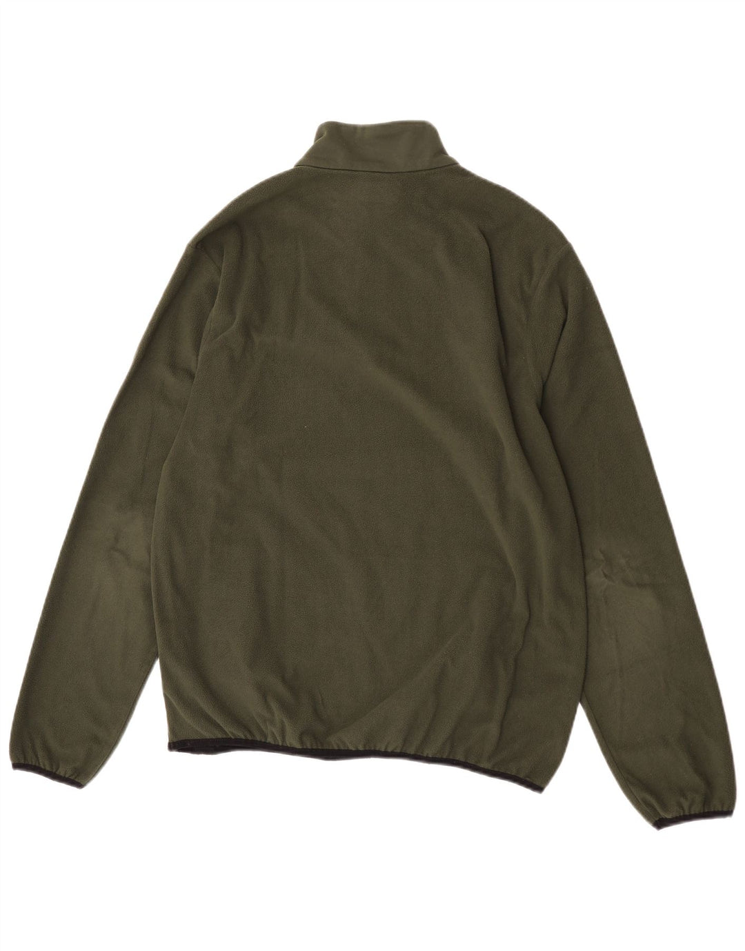 Maglione in pile Kappa da donna con zip e collo XL poliestere kaki
