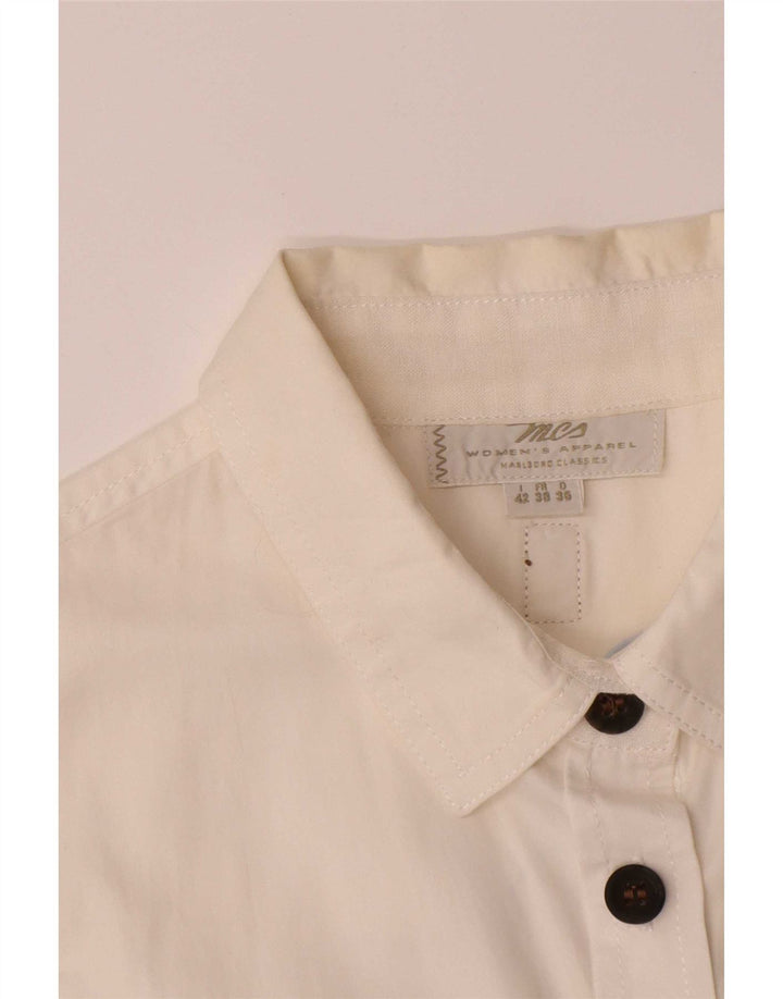 Abito camicia pullover senza maniche da donna Marlboro Classics IT 42 bianco medio