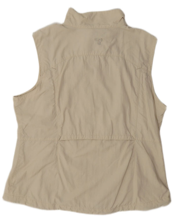 Gilet da donna Jack Wolfskin UK 22/24 3XL Poliammide beige
