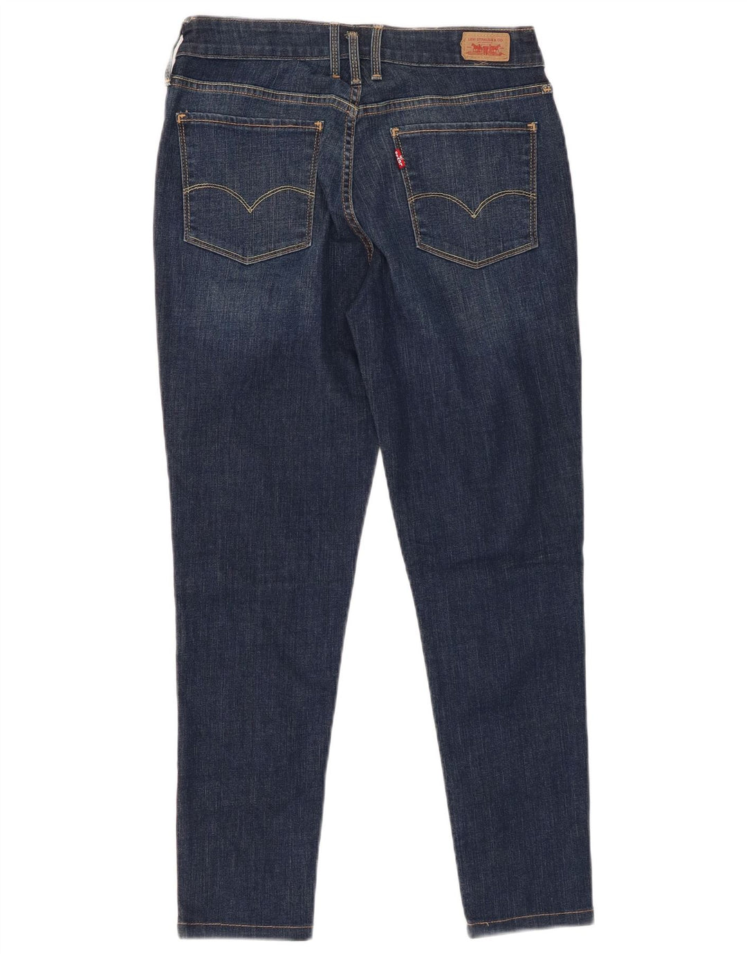 Jeans skinny legging corto da donna LEVI'S W30 L26 cotone blu