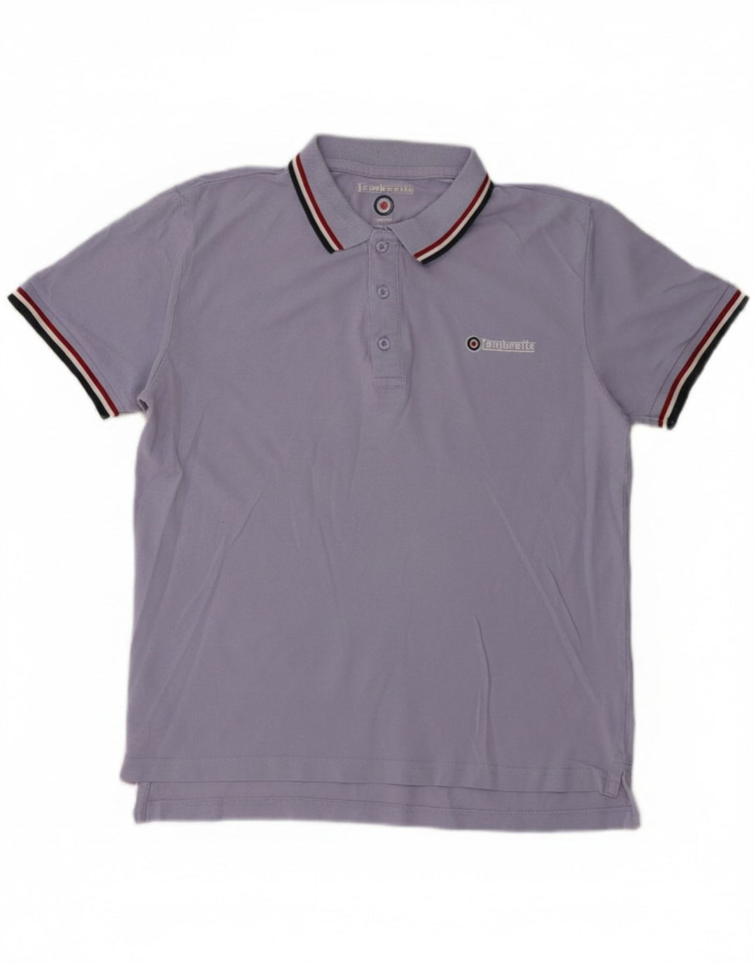 Polo Uomo Lambretta in cotone Blu Medio