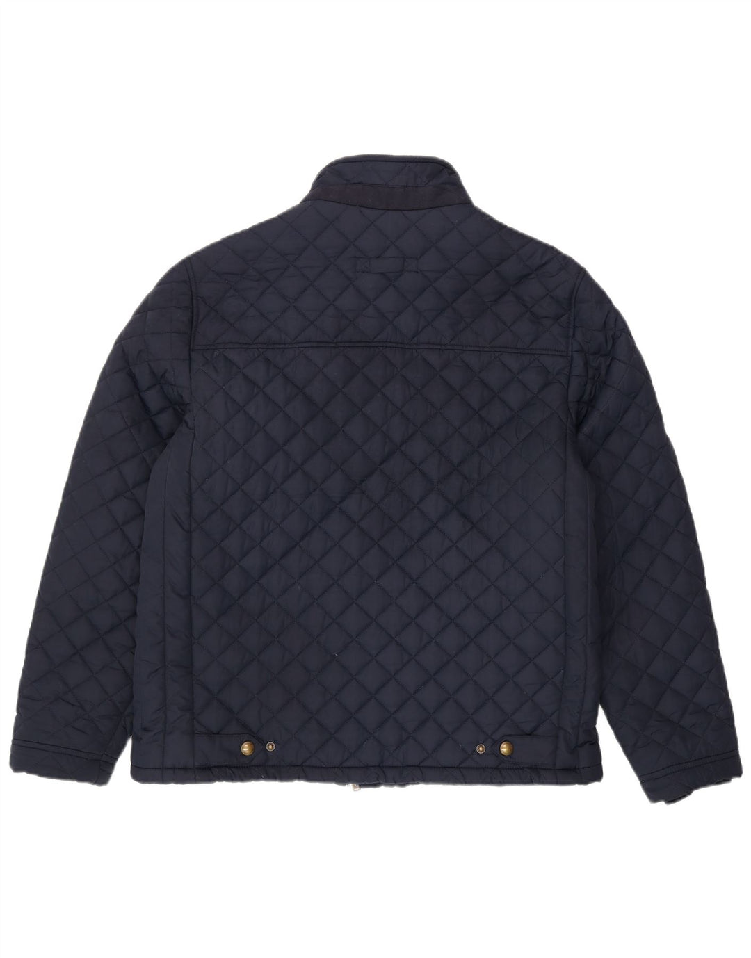 CREW CLOTHING Giacca trapuntata da uomo UK 42 XL Poliestere blu navy
