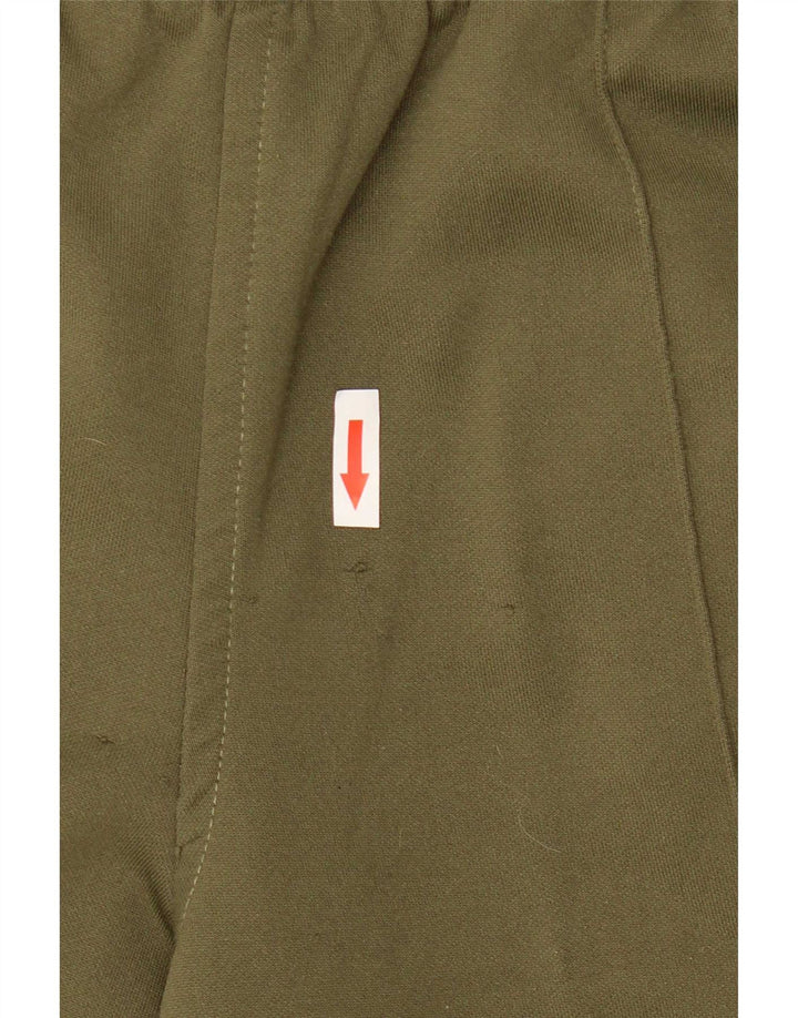 Pantaloni da tuta da uomo Puma Large in poliestere color block kaki