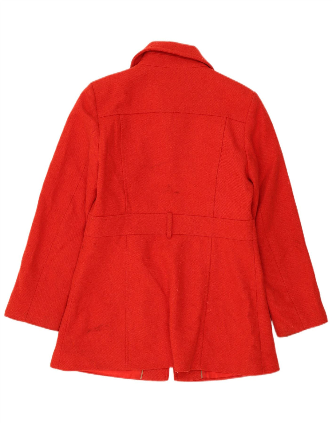Cappotto da donna Marks & Spencer UK 12 Acrilico rosso medio