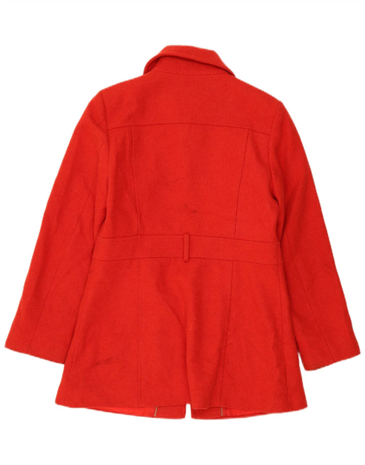 Cappotto da donna Marks & Spencer UK 12 Acrilico rosso medio