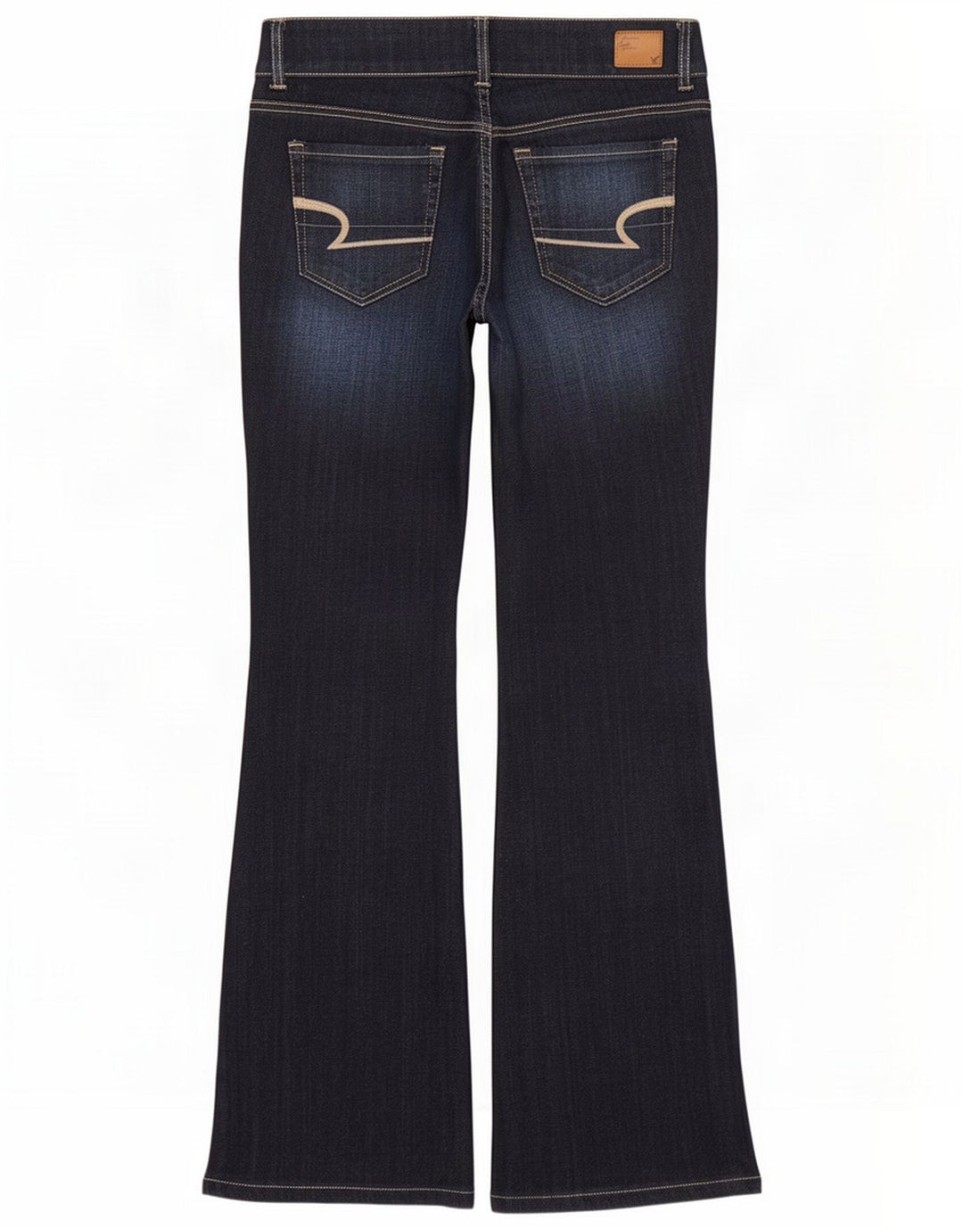 American Eagle Jeans Bootcut da donna US 6 Medium W30 L32 Blu navy
