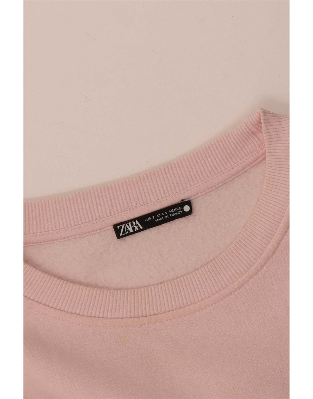 Felpa Zara Donna Maglione UK 10 Small Rosa