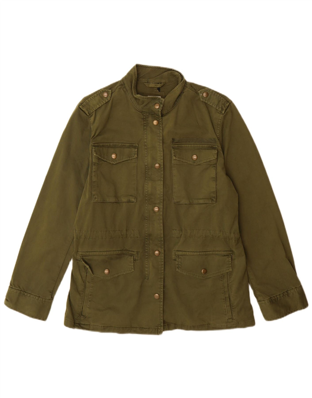 Giacca militare oversize da donna Gap UK 10 piccola in cotone verde