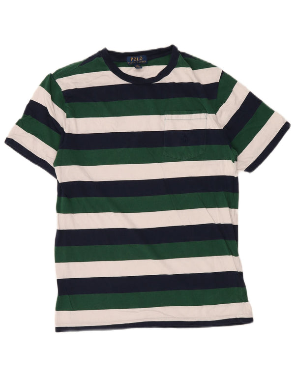 POLO RALPH LAUREN T-shirt da bambino Top 11-12 anni Grande a righe multicolore