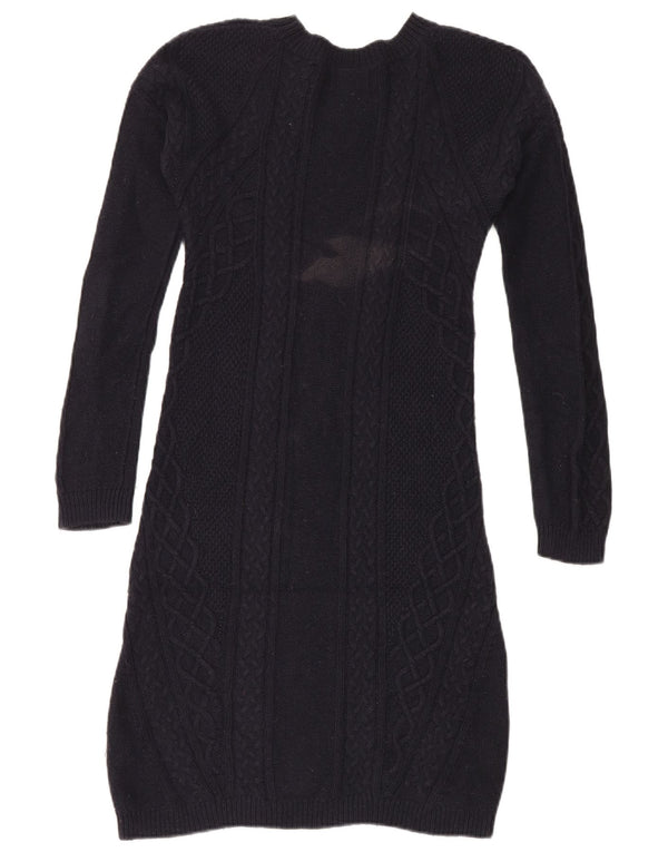 Abito maglione oversize a maniche lunghe da donna Hobbs UK 10 piccolo blu navy