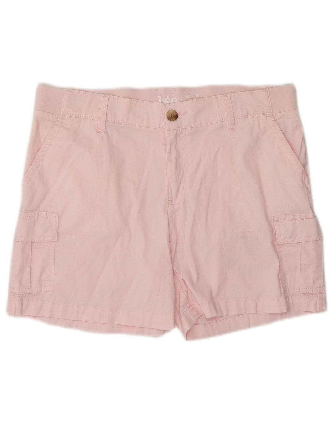 Pantaloncini cargo LEE da donna con vestibilità regolare US 12 Large W34 in cotone rosa