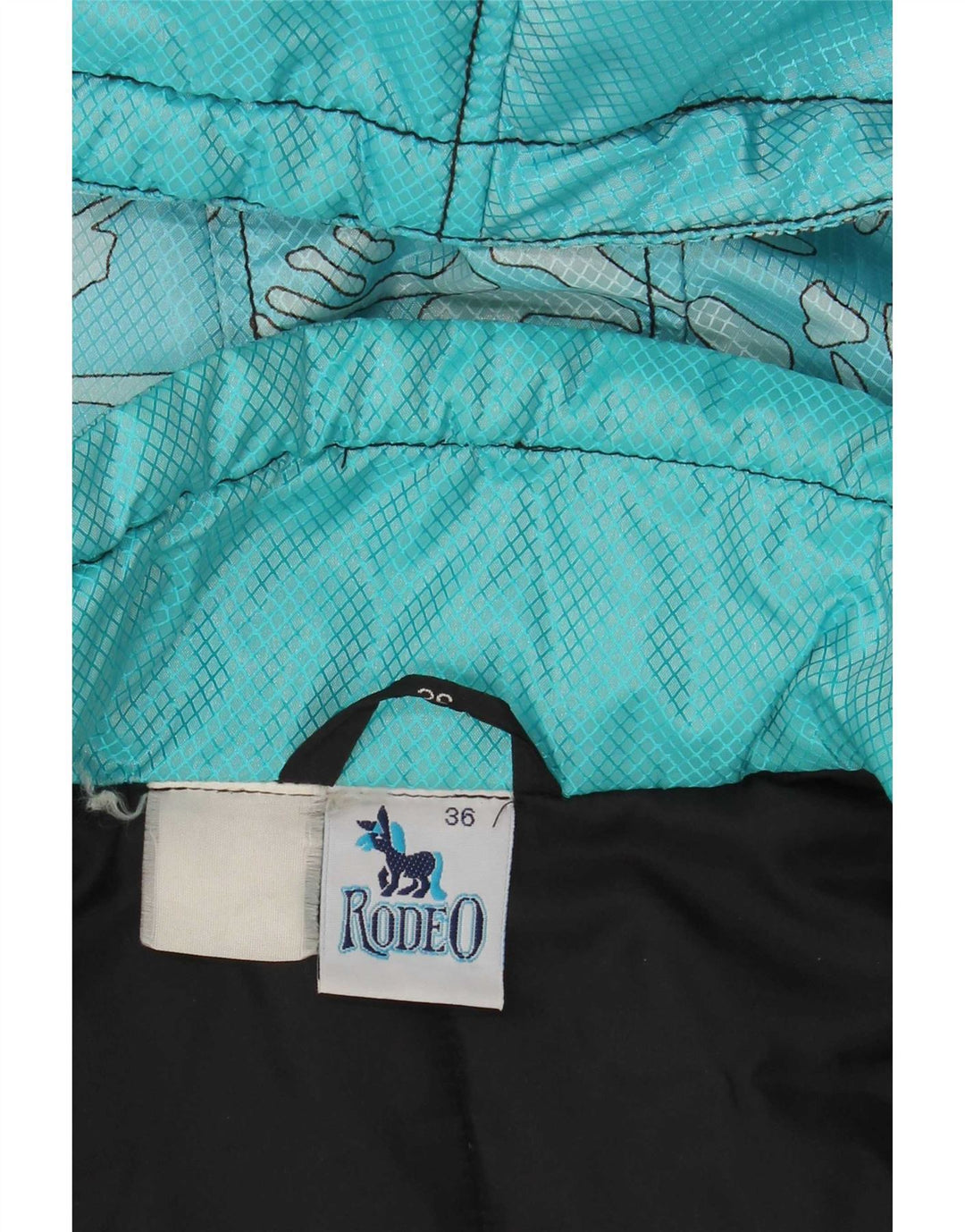 Giacca a vento oversize con cappuccio da donna Rodeo IT 36 XS Blu