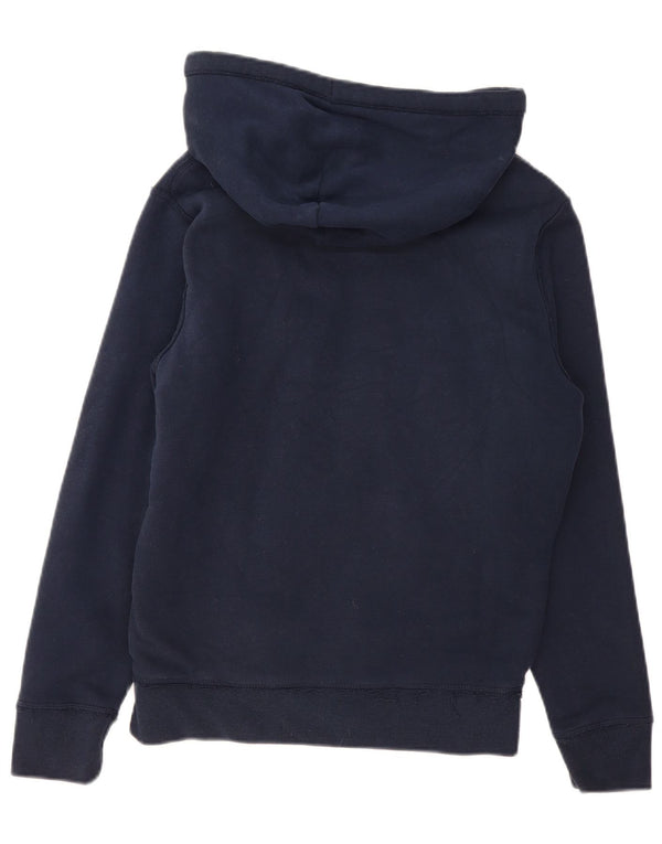 Maglione con cappuccio e zip oversize da donna Hollister UK 6 XS Blu Navy Cotone