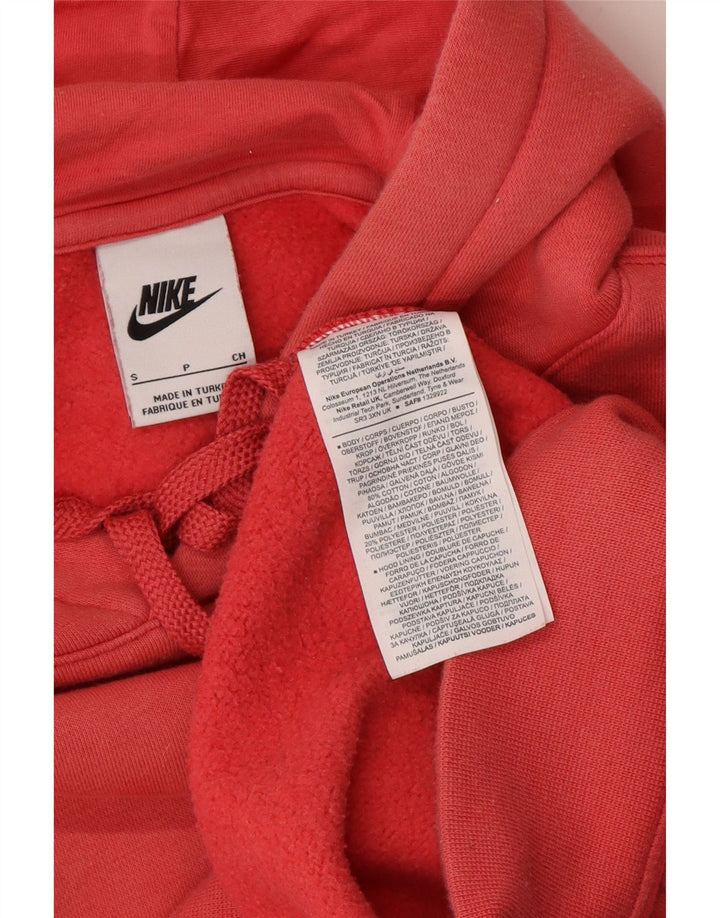 Felpa con cappuccio da uomo Nike Small in cotone rosa