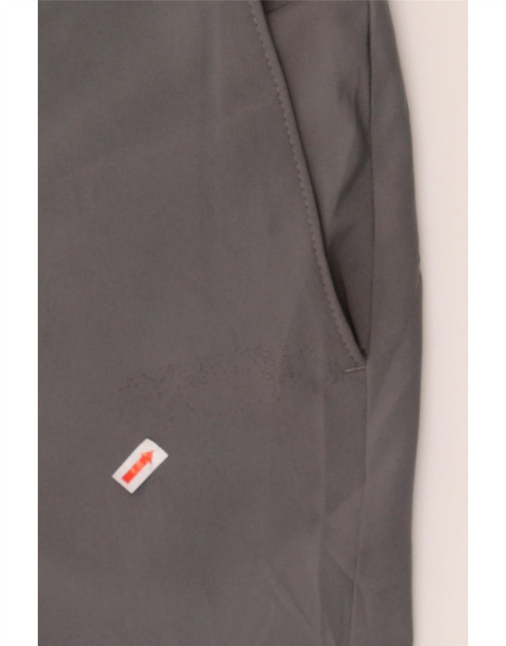 VINTAGE Mens Chino Shorts W36 Large  Grey Polyester Vintage Vintage and Second-Hand Vintage from Messina Hembry 
