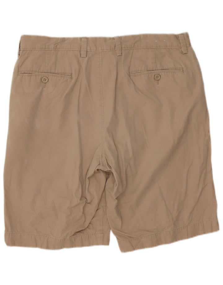 J. CREW Pantaloncini chino Rivington da uomo W34 grandi in cotone beige