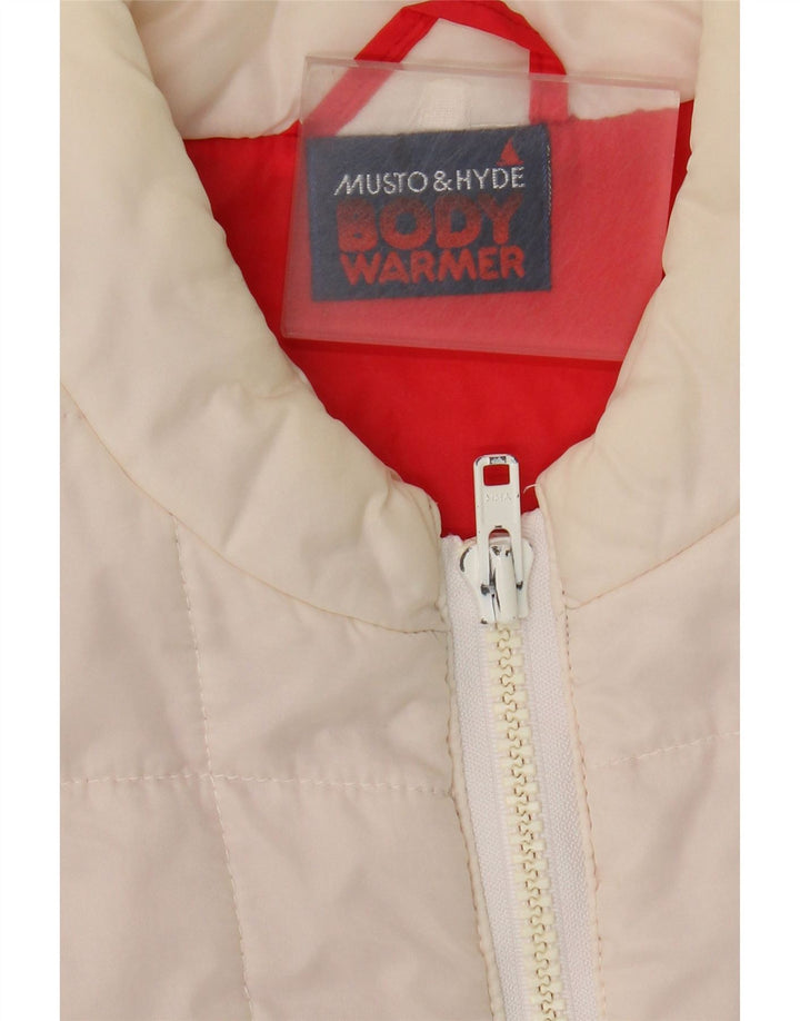 Gilet imbottito da uomo Musto UK 38 nylon color block medio multicolore