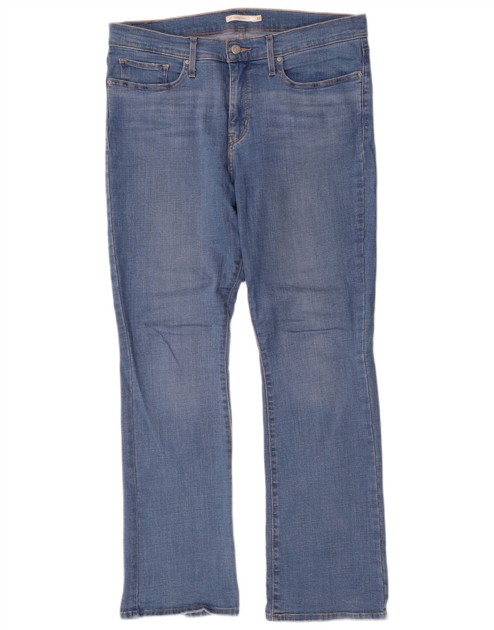 Levi's Donna 315 Shaping Bootcut Jeans W33 L32 Cotone Blu